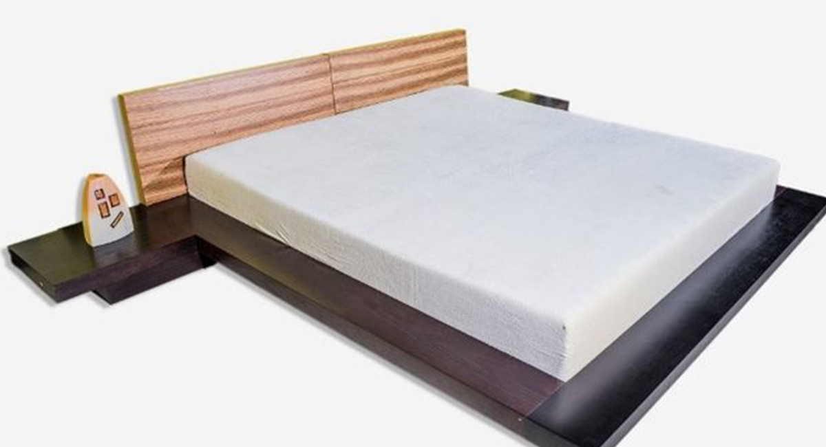 Fujian Platform Bed Zebra Headboard, Fujian Platform Bed King